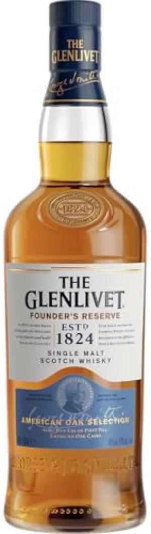 The Glenlivet Founders Reserve Single Malt Scotch Whisky with Gift Box 70cl Bottle Fruity Smooth Tropical Premium Speyside Whisky
