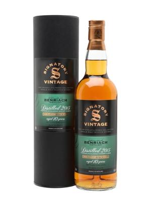 Benriach 2015 10 Year Old Signatory Speyside Whisky