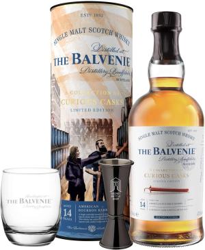 Balvenie 14 Year Old American Bourbon Barrel Whisky 70cl Balvenie Whisky Glass Secret Bottle Shop Jigger Gift Set Bundle