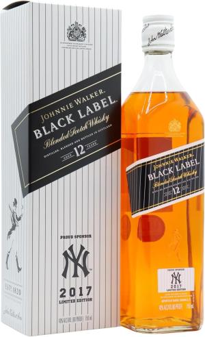Johnnie Walker Black Label New York Yankees 2017 Edition Whisky 75cl 40 ABV