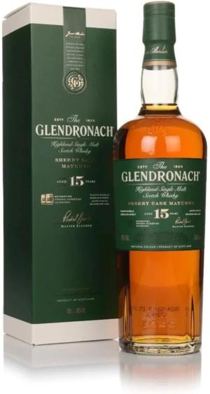 Glendronach 15 Year Old Single Malt Scotch Whisky 70cl 46 ABV