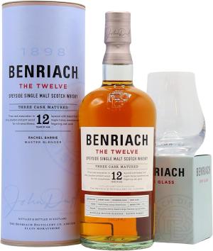 Benriach Glass The Twelve 12 year old Whisky 70cl 46 ABV