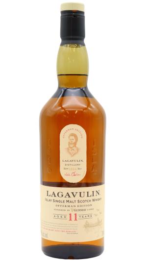 Lagavulin 11 year old Offerman 2nd Edition Guinness Cask Finish Islay Single Malt Scotch Whisky 75cl 46 ABV Unboxed USA Edition
