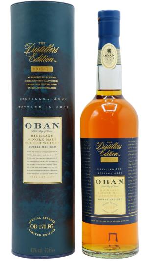 Oban 14 year old 2021 Distillers Edition Single Malt Scotch 2007 Whisky 70cl 43 ABV
