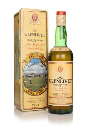 The Glenlivet 12 Year Old Classic Golf Courses of Scotland Royal Tr Single Malt Whisky