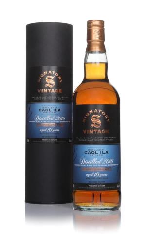 Caol Ila 10 Year Old 2016 The UnChillfiltered Collection Signatory Single Malt Whisky
