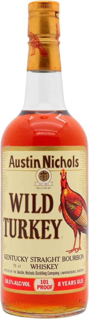 Wild Turkey 8 year old 101 Kentucky Straight Bourbon Whiskey 75cl 505 ABV Old Bottling