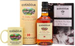 Edradour 10 year old 200th Anniversary Distillery Edition Single Malt Scotch Whisky 70cl 46 ABV Includes Book Mug