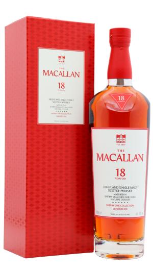 The Macallan 18 year old 2026 Release Sherry Oak Highland Single Malt Scotch Whisky 70cl 43 ABV