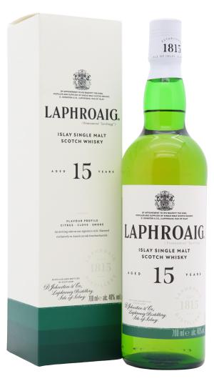 Laphroaig 15 year old Islay Single Malt Scotch Whisky 70cl 46 ABV