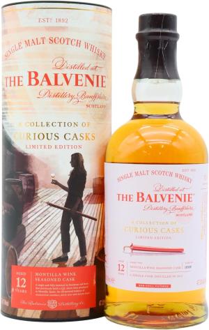 Balvenie Curious Casks Montilla Cask Matured Single Malt Scotch 12 year old Whisky 70cl 473 ABV