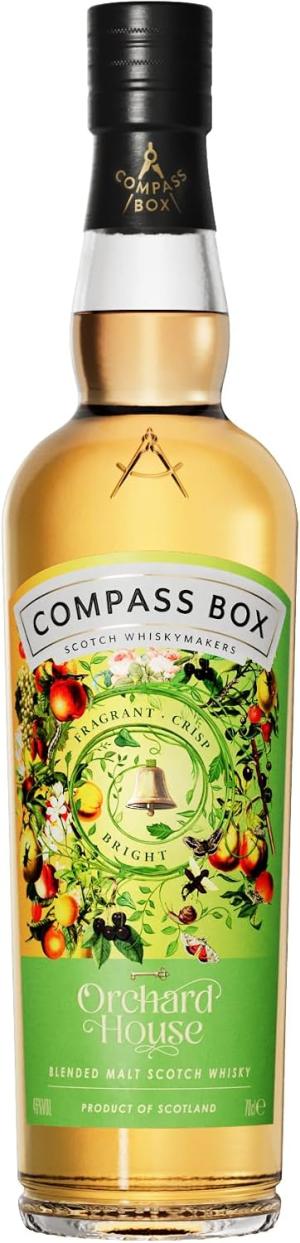 Compass Box Orchard House Blended Malt Scotch Whisky 46 ABV 1 x 70cl Bottle NonChill Filtered Natural Colour Fruity Fragrant Crisp Whiskymakers of Scotland