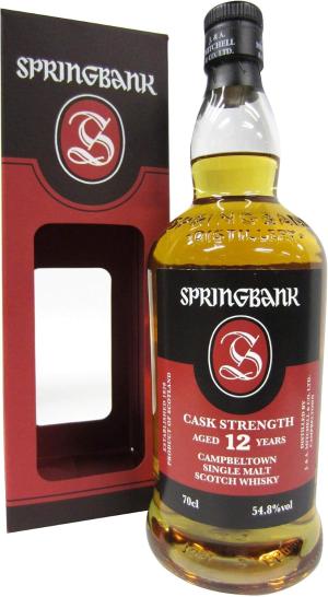 Springbank Cask Strength Batch 18 2019 12 year old Whisky 70cl 548 ABV