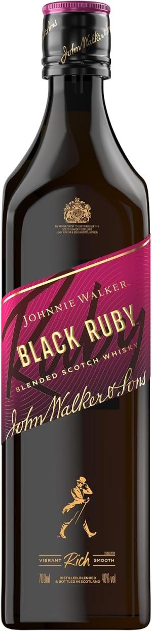 Johnnie Walker Black Ruby 40 vol 70cl Blended Scotch Whisky Vibrant Rich Fruity Enjoy Neat or on the Rocks
