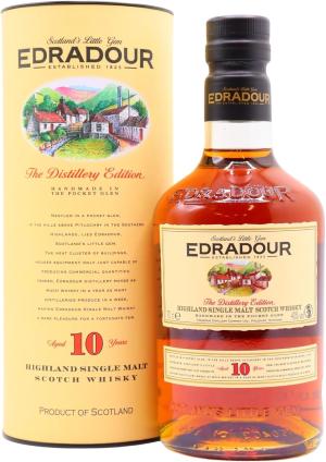 Edradour Distillery Edition Single Malt 10 year old Whisky 70cl 40 ABV