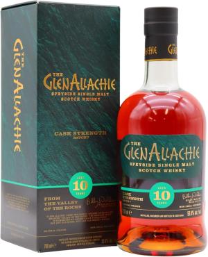 GlenAllachie Cask Strength Batch 7 10 year old Whisky 70cl 568 ABV