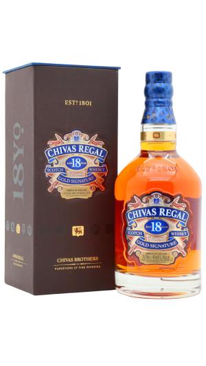 Chivas Regal 18 year old Gold Signature Blended Scotch Whisky 70cl 40 ABV Old Bottling