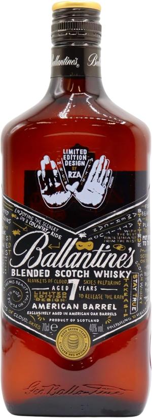 Ballantines 7 year old American Barrel x RZA Limited Edition Blended Scotch Whisky 70cl 40 ABV