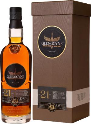 Glengoyne 21 Year Old Highland Single Malt Scotch Whisky 70cl 43 ABV AwardWinning Whisky Distilled Slowly and Matured in Sherry Casks for Fruity Flavour Ideal for Gifting