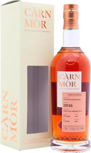 Benriach 8 year old Carn Mor Strictly Limited Sherry Cask Finish 2016 Whisky 70cl 475 ABV