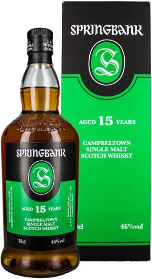 Springbank Campbeltown Single Malt old style 15 year old