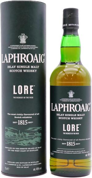 Laphroaig Lore Islay Single Malt Scotch Whisky 70cl 48 ABV