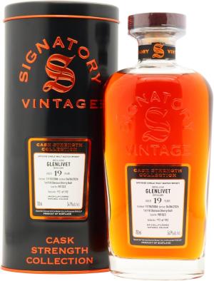 Glenlivet 19 year old Signatory Vintage Cask Strength Collection Single Cask 901023 2006 Whisky 70cl 549 ABV