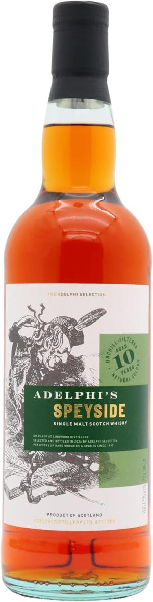 Linkwood 10 year old Adelphi Private Stock Speyside Single Malt Whisky 70cl 46 ABV