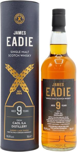 Caol Ila 9 year old James Eadie Palo Cortado Cask Matured Single Malt 2015 Whisky 70cl 558 ABV
