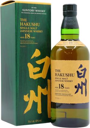 Hakushu Japanese Single Malt 18 year old Whisky 70cl 43 ABV