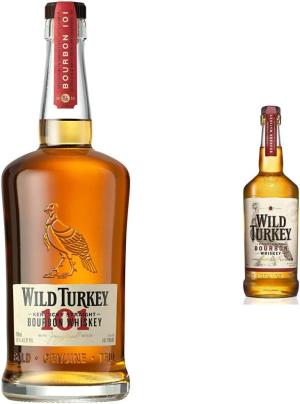 Wild Turkey 101 Kentucky Bourbon Whiskey 70 cl 505 ABV Ideal for an Old Fashioned Kentucky Straight Bourbon Whiskey 70 cl 405 ABV Cocktail Bourbon Whiskey