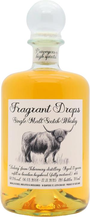 Ledaig 17 year old Fragrant Drops Single Cask 44 2008 Whisky 70cl 482 ABV