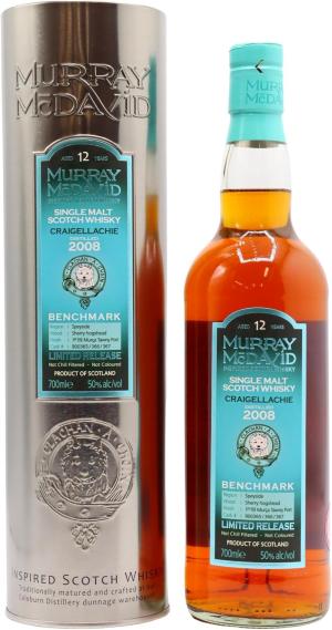 Craigellachie Murray McDavid Benchmark 2008 12 year old Whisky 70cl 50 ABV