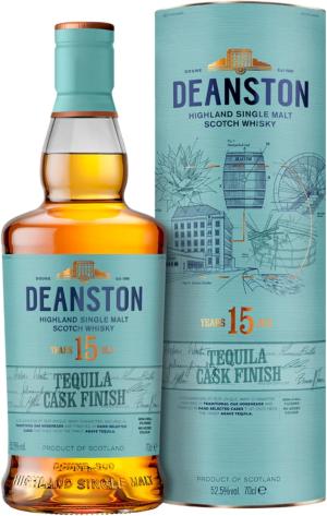 Deanston 15 Year Old Tequila Cask Finish 525 vol 70cl Fruity floral and citrus Scottish Whisky Tequila Cask Finish Highland Single Malt Whisky
