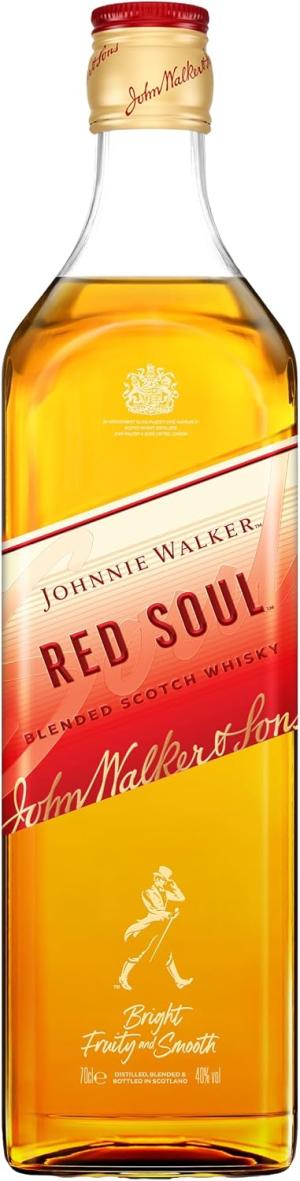 Johnnie Walker Red Soul 40 vol 70cl Sweet Smooth Balanced Made for Mixing The Lighter Side of Red Label The Worlds No 1 Scotch Whisky Brand