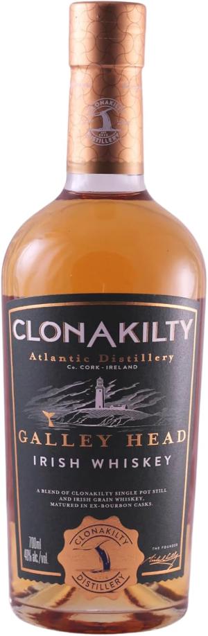 Galley Head Bourbon Cask Irish Whiskey Vanilla Raisins 40 70cl