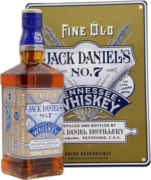 Jack Daniels Old No 7 Legacy Edition 3 Tennessee Whiskey 70cl 43 ABV Includes Bar Sign