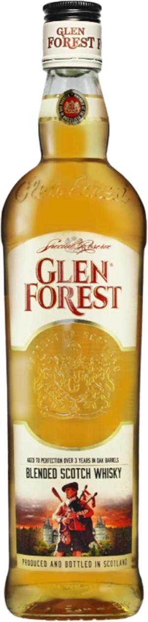 Glen Forest 3Year Blended Scotch Whisky 700ml 40 ABV Fruity Peaty Youthful Scotch Blend from Scotland with Smooth Finish