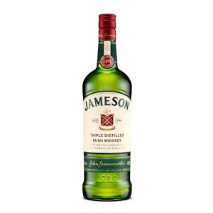 Jameson Original Triple Distilled Blended 40 ABV 1L Spicy Wood and Sweet Notes Blended with Signature Smoothness Triple Distilled in Ireland