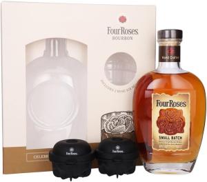 Four Roses Small Batch Bourbon Whiskey Ice Mould Gift Pack 70cl