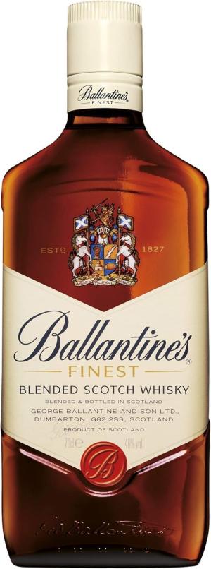 Ballantines Finest Blended Scotch Whisky 70cl Bottle 40 ABV Smooth Balanced Classic Scottish Blend