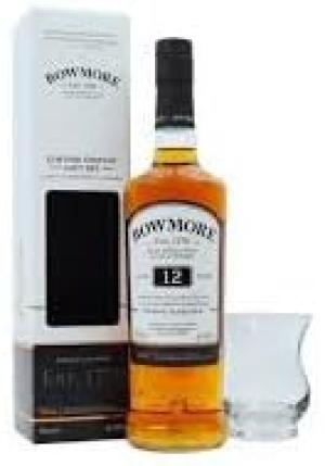 Bowmore 12 Year Old Malt Whisky 1x70 cl Glass Pack 40