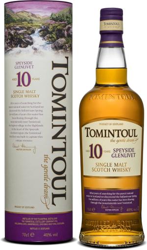 Tomintoul 10 Years Old Speyside Single Malt Scotch Whisky 70cl 40 ABV Delicate WellBalanced AwardWinning Whisky A Premium Gift for any Occasion Floral Fruity Sweet