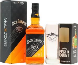 Jack Daniels Old No 7 McLaren Formula 1 Team 2025 Edition Whiskey 70cl 43 ABV Includes Highball Glass