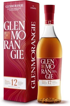 Glenmorangie The Lasanta 12 Year Old Whisky Aged in Sherry and Bourbon Casks Gift Box 70 cl