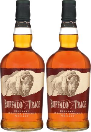 Buffalo Trace Kentucky Straight Bourbon Whiskey 70cl ABV 40 Ideal partner in Old Fashioned Cocktail Pack of 2