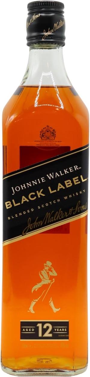 Johnnie Walker Black Label Unboxed 12 year old Whisky 70cl 40 ABV