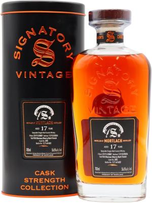 Mortlach 17 year old Signatory Vintage Symingtons Choice Single Cask 205 2007 Whisky 70cl 566 ABV
