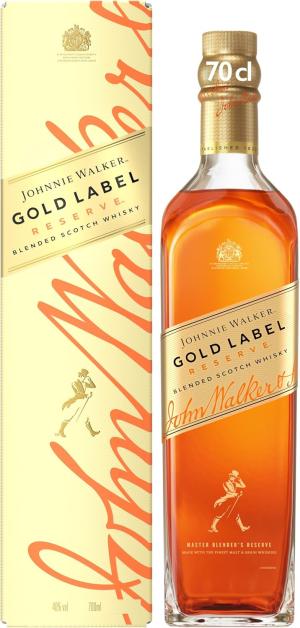 Johnnie Walker Gold Label Limited Edition Blended Scotch Whisky 40 vol 70cl AwardWinning Notes of Fruit Vanilla Spice Smokiness Perfect for Gifting Packaging May Vary