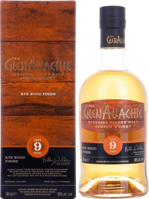 GlenAllachie 9 Year Old Rye Wood Finish